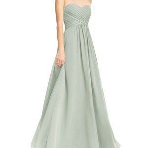 Azazie Yazmin Bridesmaid Gown - Silver 14